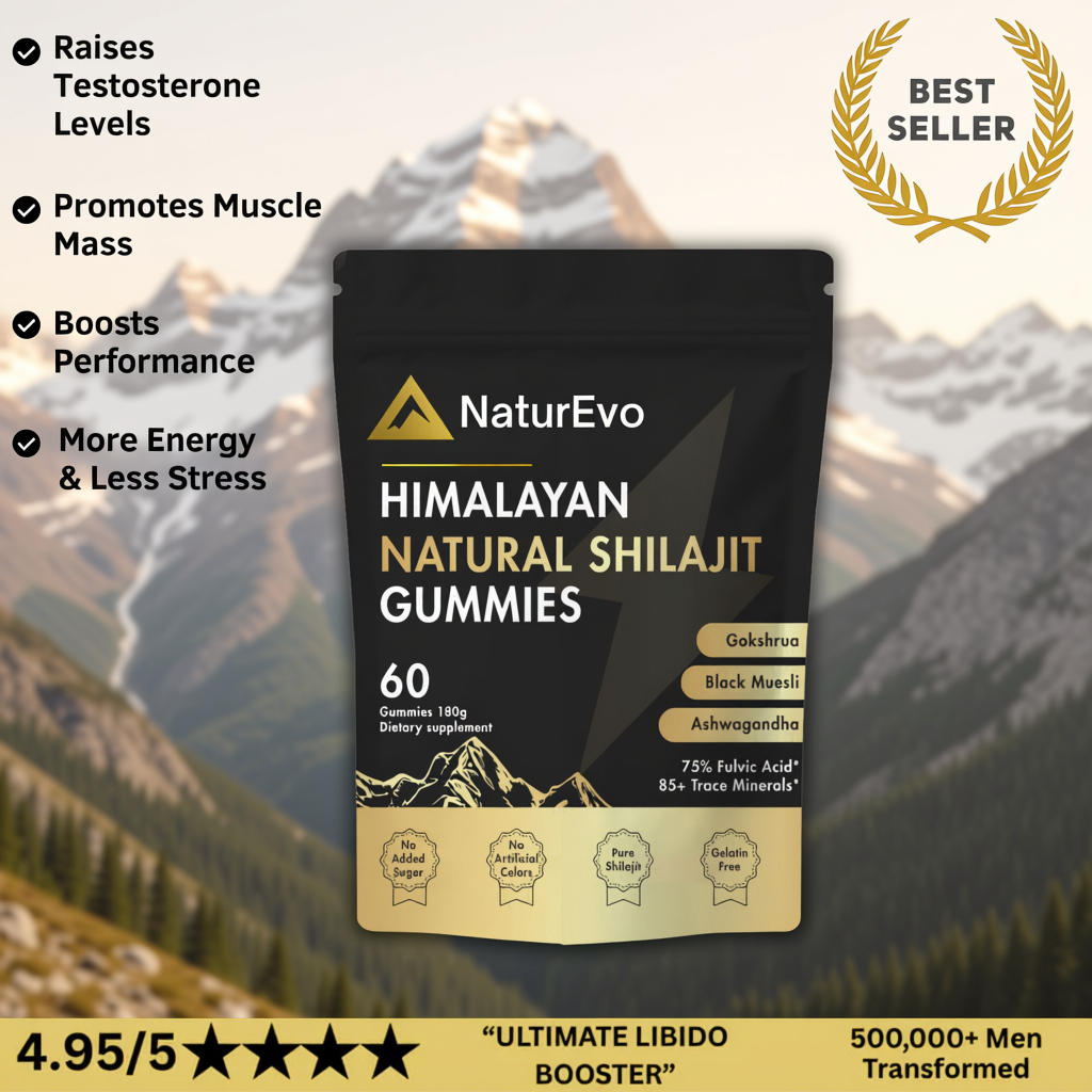 NaturEvo™ Pure Shilajit Gummies – Now 6-in-1 Support